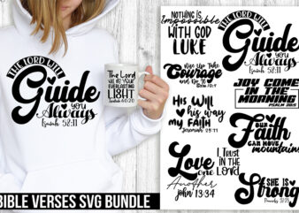 Religious Svg, Faith Svg, Bible Verse Svg Bundle t shirt design online