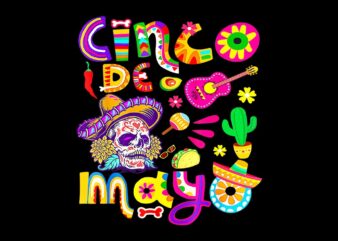 Cinco De Mayo Mexican Png t shirt vector file
