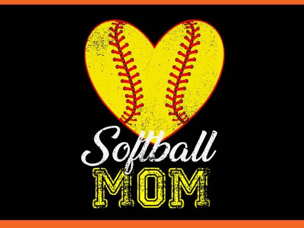 Softball mom svg t shirt template vector