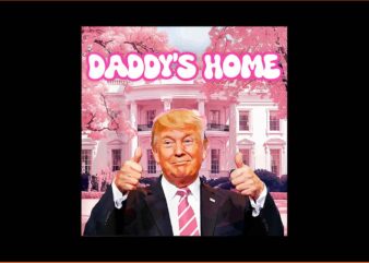 Daddy’s Home Real Donald Pink Preppy Edgy Good Man Trump PNG