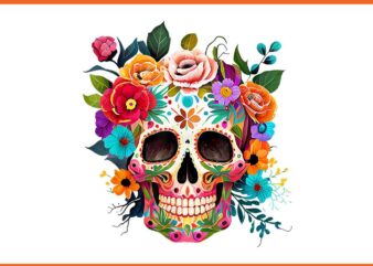 Cinco De Mayo Sugar Skull Day Of The Dead Mexican Fiesta PNG