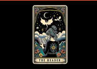 The Reader Tarot Card Book Dragon Romantasy Smutty Bookworm PNG
