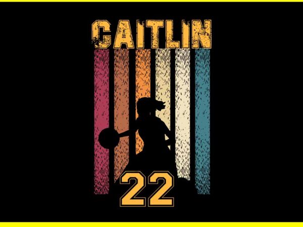 Caitlin basketball 22 svg, caitlin 22 svg t shirt vector file
