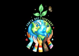 Earth Day 2024 Everyday Protect Environment Save The Planet Png vector clipart