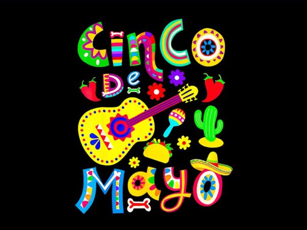 Happy cinco de mayo png graphic t shirt