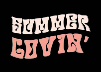 Summer Lovin’ t shirt template vector