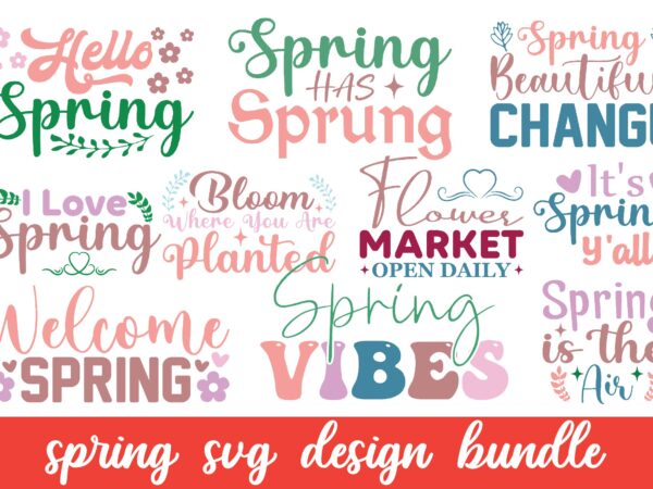 Spring design bundle