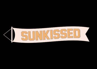 sunkissed t shirt template vector