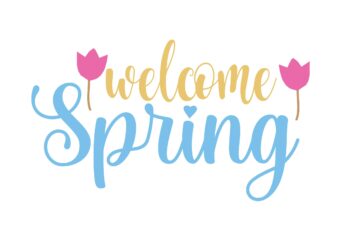 Welcome Spring t shirt design for sale