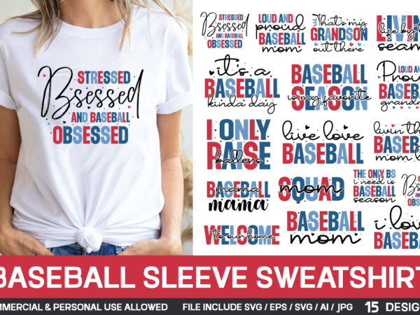 Baseball svg bundle t shirt template