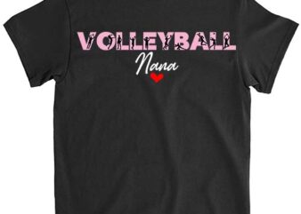 Volleyball Nana Grandma Mama Happy Mothers Day T-shirt ltsp png file