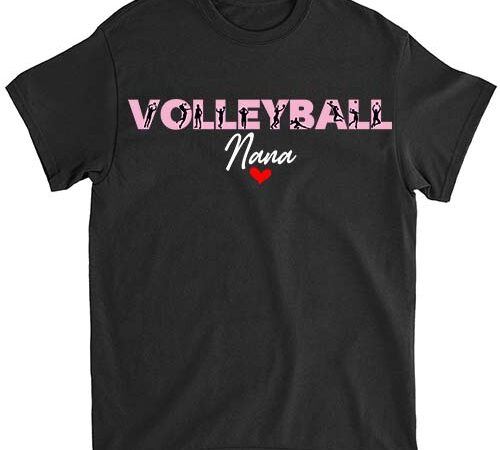 Volleyball nana grandma mama happy mothers day t-shirt ltsp png file