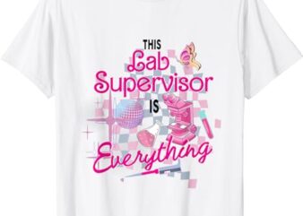 Women Retro This Lab Supervisor Is Everything Lab Week 2024 T-Shirt