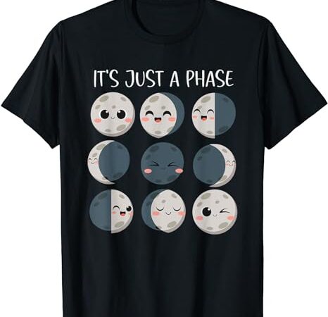 Women science teacher moon phases scientist back to school t-shirt