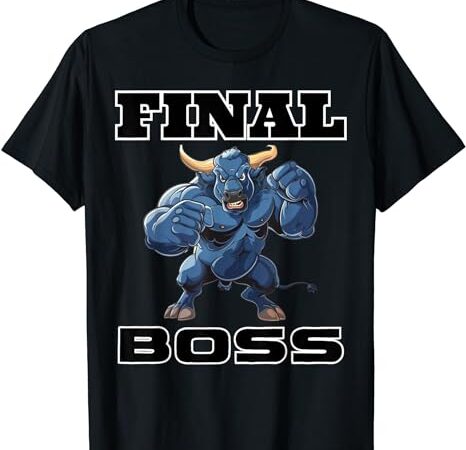 Wrestling’s final boss t-shirt