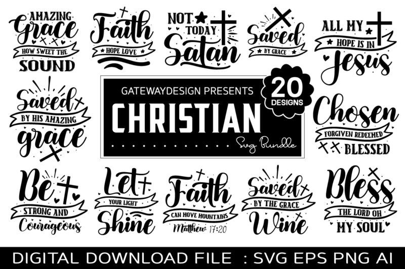 christian svg bundle