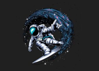 Astronaut surfer - Buy t-shirt designs