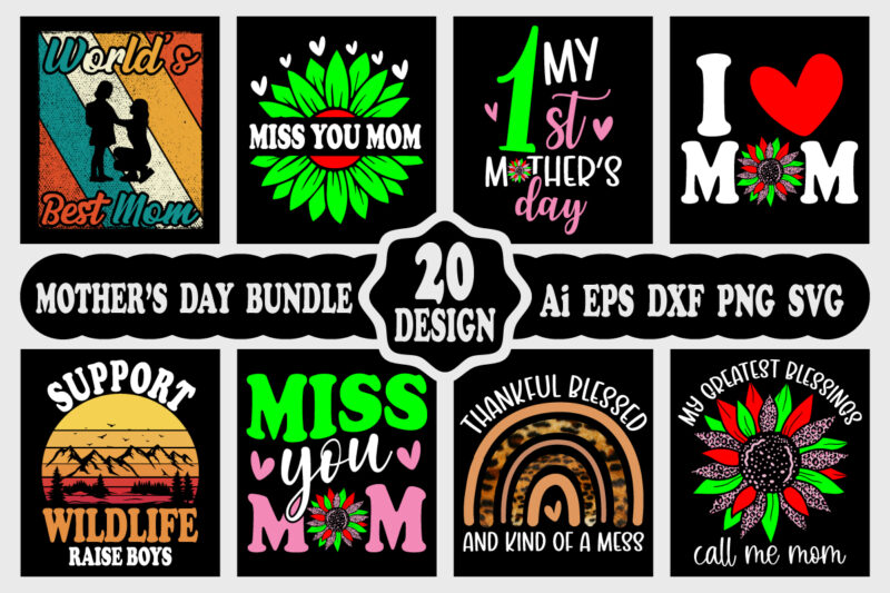 Mothers day svg bundle, mothers day EPS files for cricut, mothers day JPG bundle, best mom ever, instant download