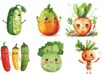 cute Vegetable Clipart