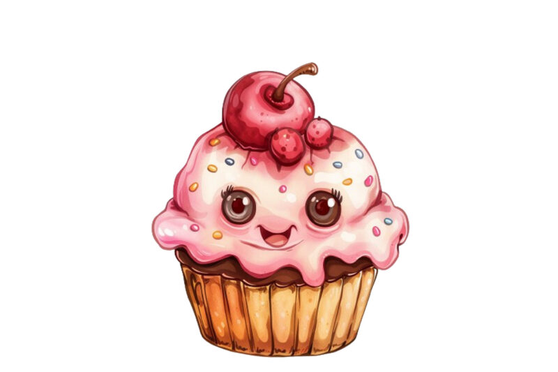 Cute Millet in Cupcake Sublimation