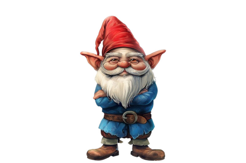 Funny Gnome Clipart