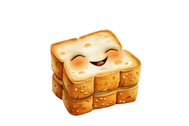 funny bread clipart