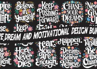 inspirational motivational bundle t-shirt design T-Shirt Design Bundle, Urban Streetstyle, Urban Clothing, T-Shirt Print Design, Sh