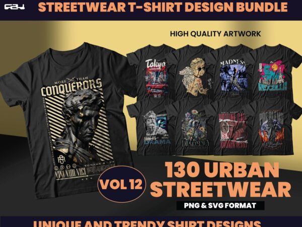 130 urban streetwear designs, t-shirt design bundle, streetwear designs, aesthetic design, urban shirt designs, graphics shirt, dtf, dtg