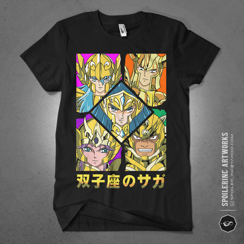 Populer anime lover part 24 tshirt design bundle illustration