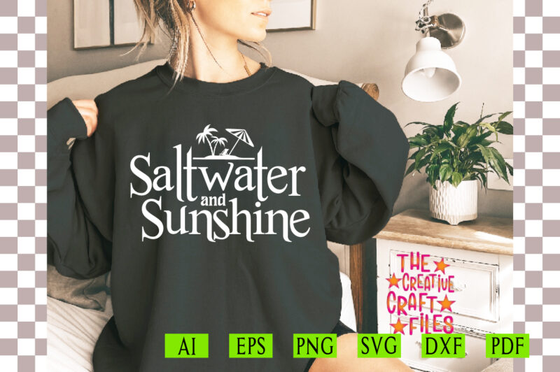 Saltwater and Sunshine, Summer SVG