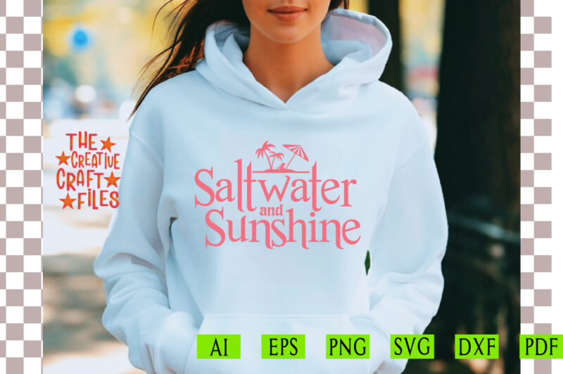 Saltwater and Sunshine, Summer SVG