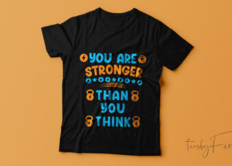 Unleash Your Strength | T-shirt design.