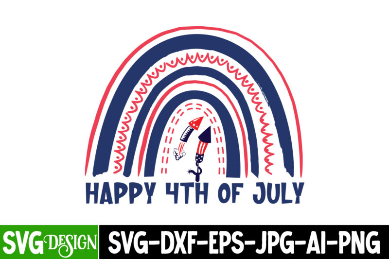 Happy 4th of july T-Shirt Design, Happy 4th of july SVG Design, 4th of July,4th of July SVG bundle,4th of July SVG Cut File,4th of July Bun