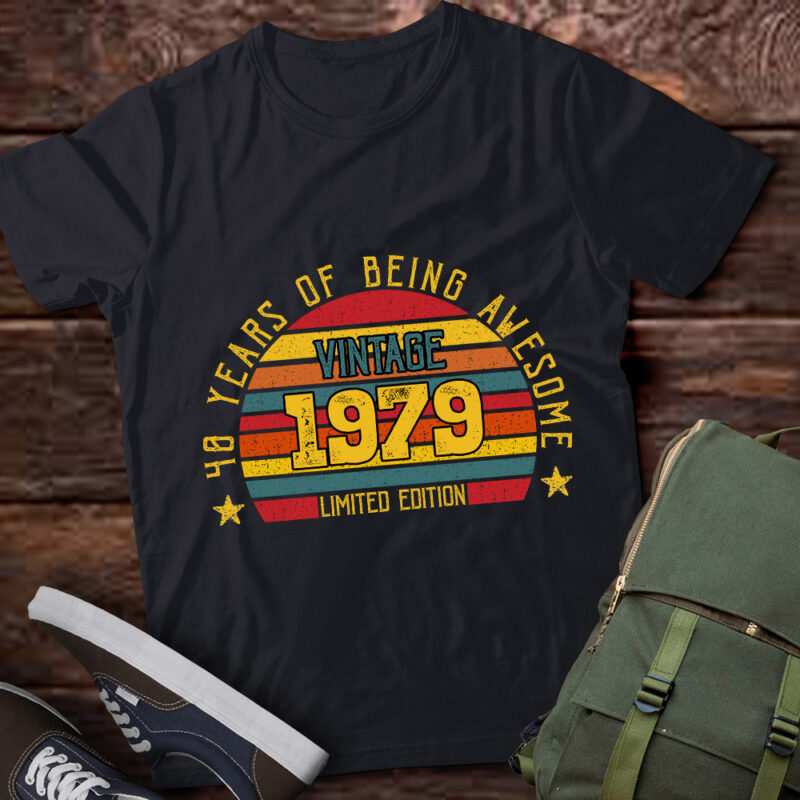 40 Year Old Gifts Vintage 1979 Limited Edition 40th Birthday T-Shirt ltsp