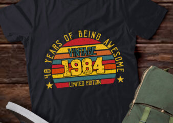 40 Year Old Gifts Vintage 1984 Limited Edition 40th Birthday T-Shirt ltsp