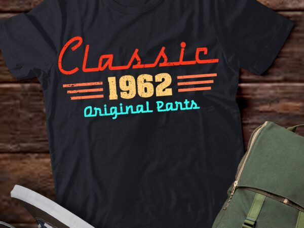60 year old vintage classic car 1962 60th birthday t-shirt ltsp