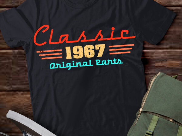 60 year old vintage classic car 1967 60th birthday t-shirt ltsp