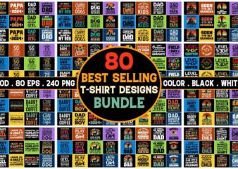 Best Selling T-Shirt Design Mega Bundle