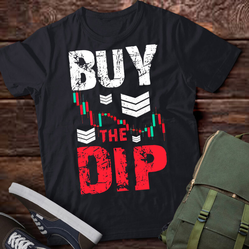 Buy The Dip Funny Stock Market Trading Day Trader Crypto Finance Essential T-shirt1