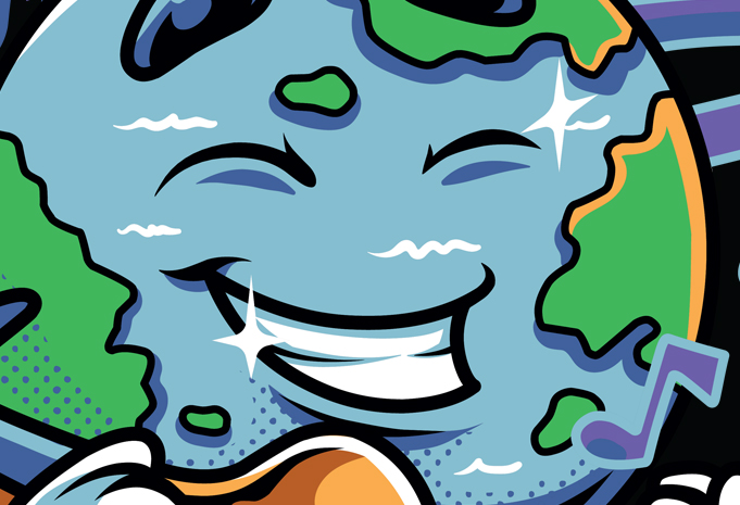 Fun Day T-Shirt Design Template