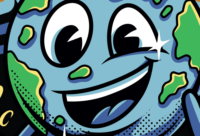 Fun Day T-Shirt Design Template