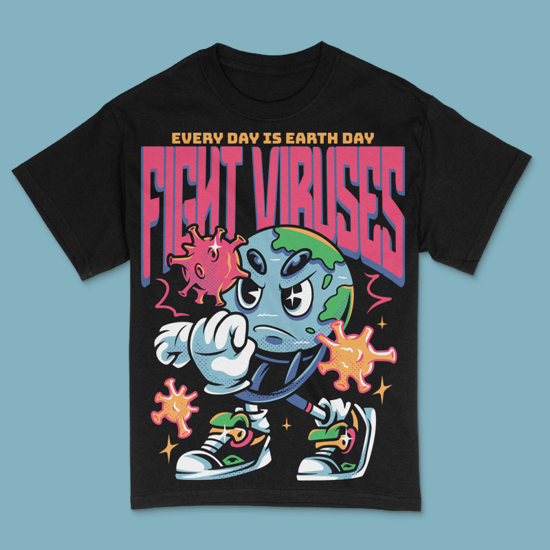 Fun Day T-Shirt Design Template