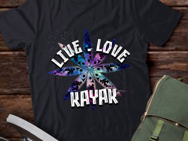 Canoe boat paddling sport kayaker live love kayak kayaking t-shirt ltsp
