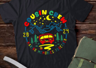 Cousin Crew Making Memories 2024 Family Reunion Trip Camping T-Shirt ltsp