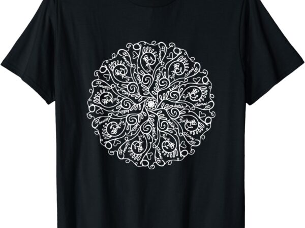 Curse word mandala graphic tees t shirt for women t-shirt