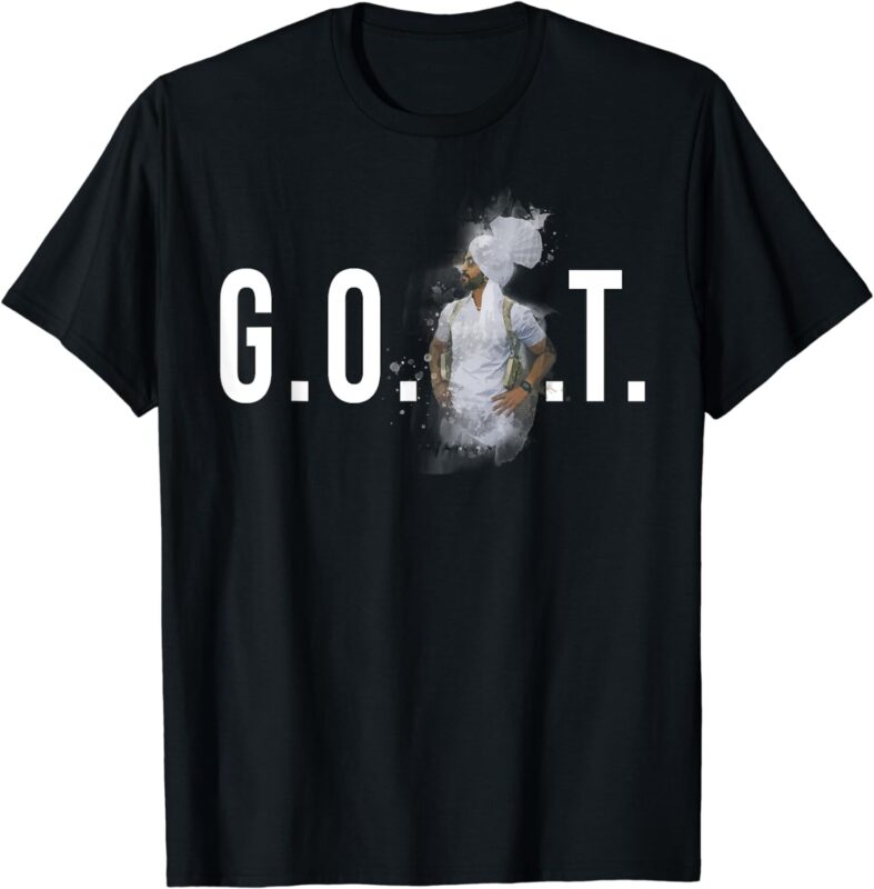 DILJIT DOSANJH G.O.A.T. Punjabi Singer Desi Apparel T-Shirt