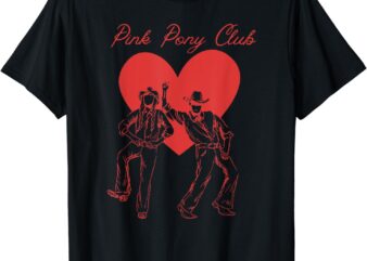 Dancing Pink Pony Club, C.R Western T-Shirt