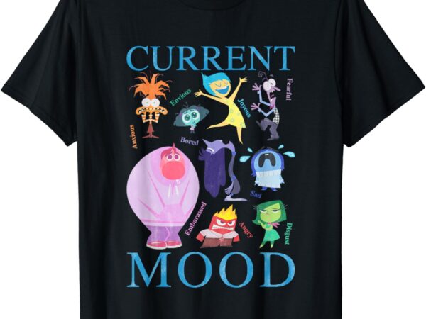 Disney pixar inside out 2 current mood many emotions vintage t-shirt