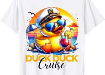 Duck Duck Cruise Funny Family Cruising Matching Group T-Shirt