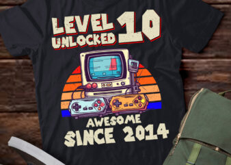 Eight 10th Birthday Decoration Boy 10yr 10 Year Old Birthday T-Shirt ltsp